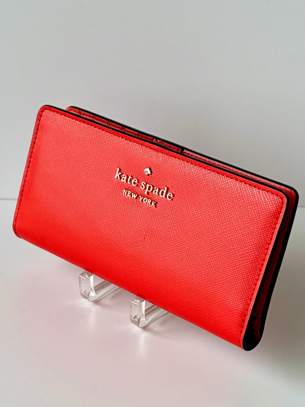 Kate Spade Staci Large Slim Bifold Wallet Gazpacho
